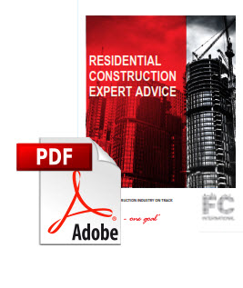 Residential Construction Expert Advice Brochure
